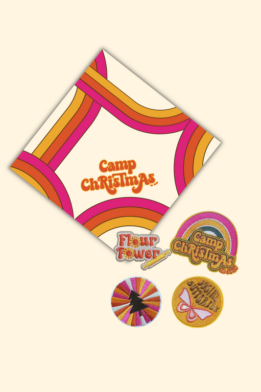 Camp Christmas in July Bandana and Patches
