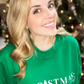 Christmas Is Not Cancelled Green sweatshirt